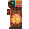 distributeur automatique de pizzas commerciales pour les centres commerciaux